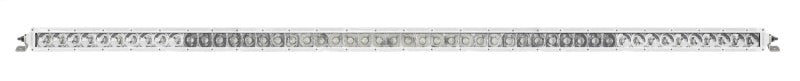 Rigid SR-Series PRO 50in white light bar angled to show low-profile single-row housing