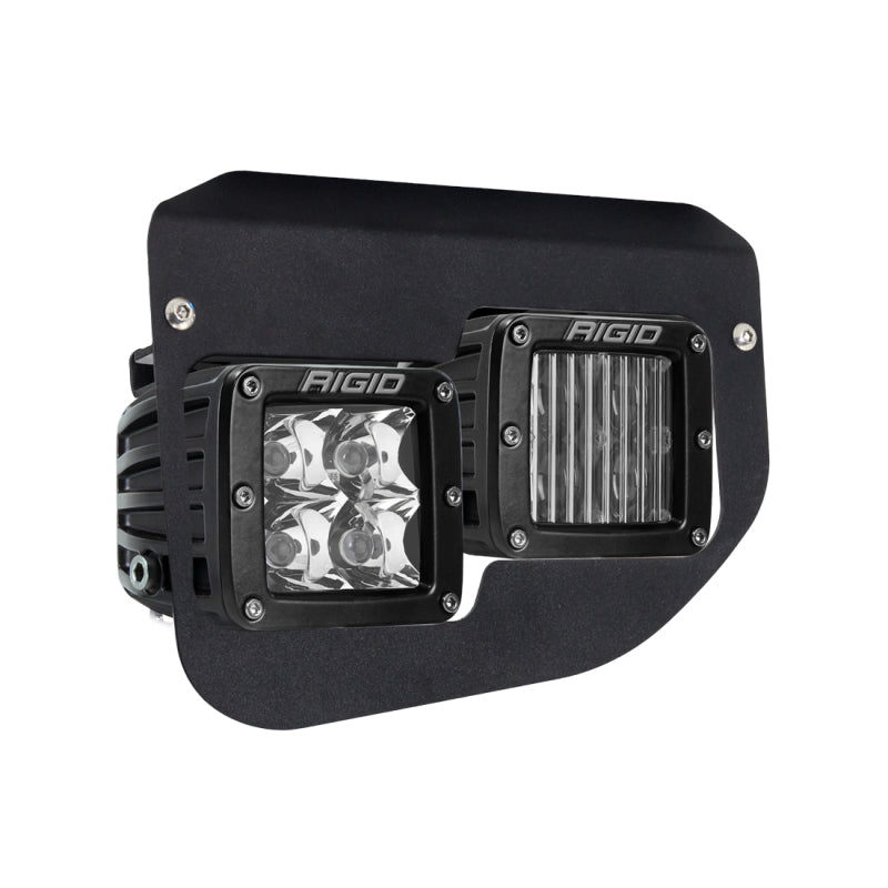 Rigid Industries D-Series dual fog light kit for 2020+ Ford Super Duty F-250 and F-350