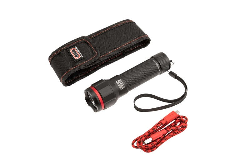 ARB PureView 800 flashlight projecting 800-lumen beam outdoors