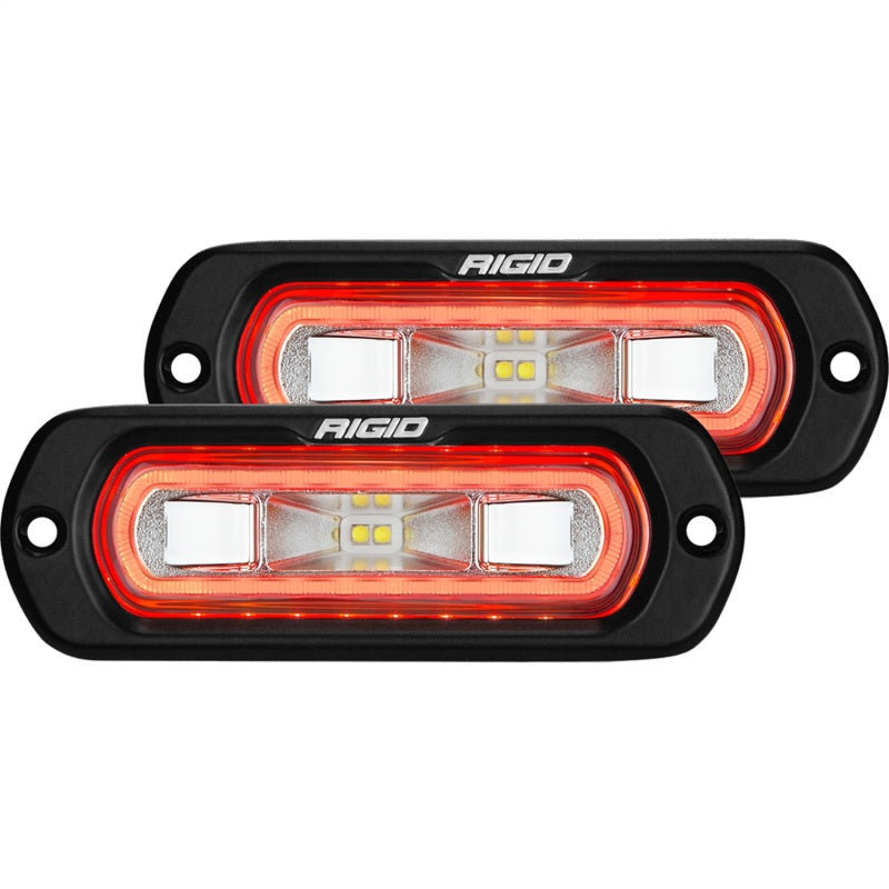 Rigid SR-L spreader light with removable color-match surround for the bezel