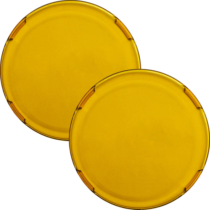 Front view of yellow RIGID 360-Series 6-inch LED light cover