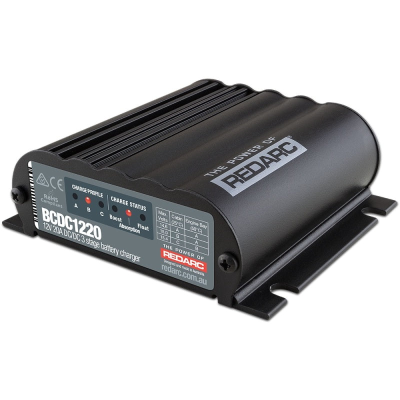 REDARC BCDC1220 In-Vehicle DC-DC Battery Charger 12V 20A, view 1