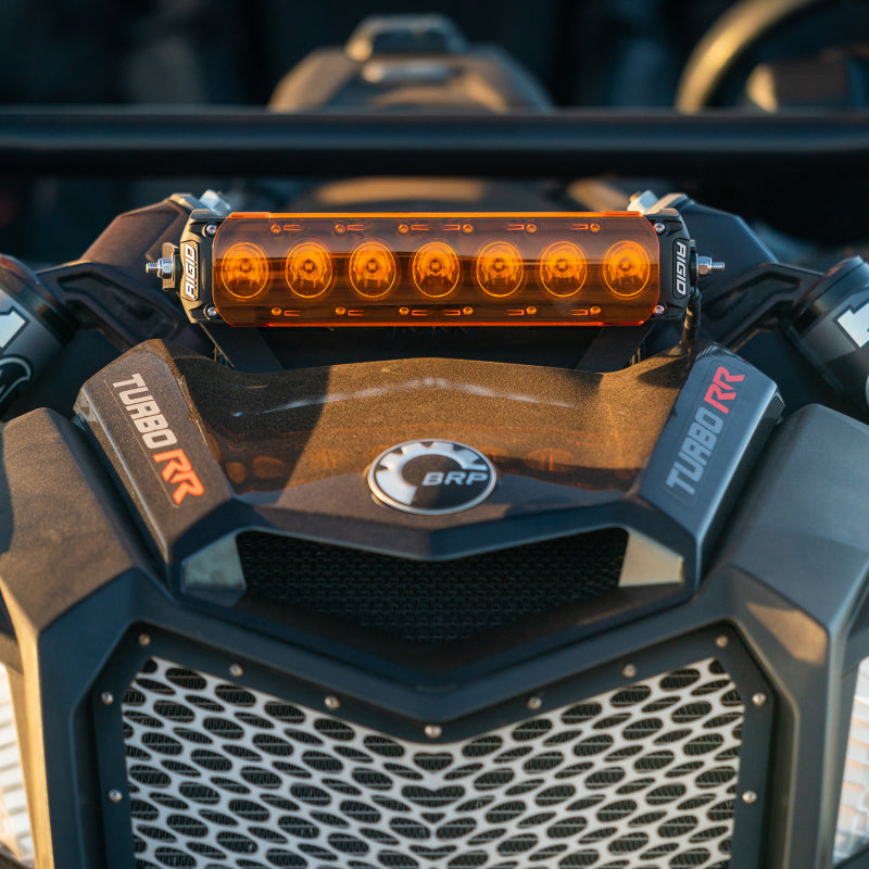 Rigid Revolve light bar mounted on a Can-Am Maverick X3 UTV
