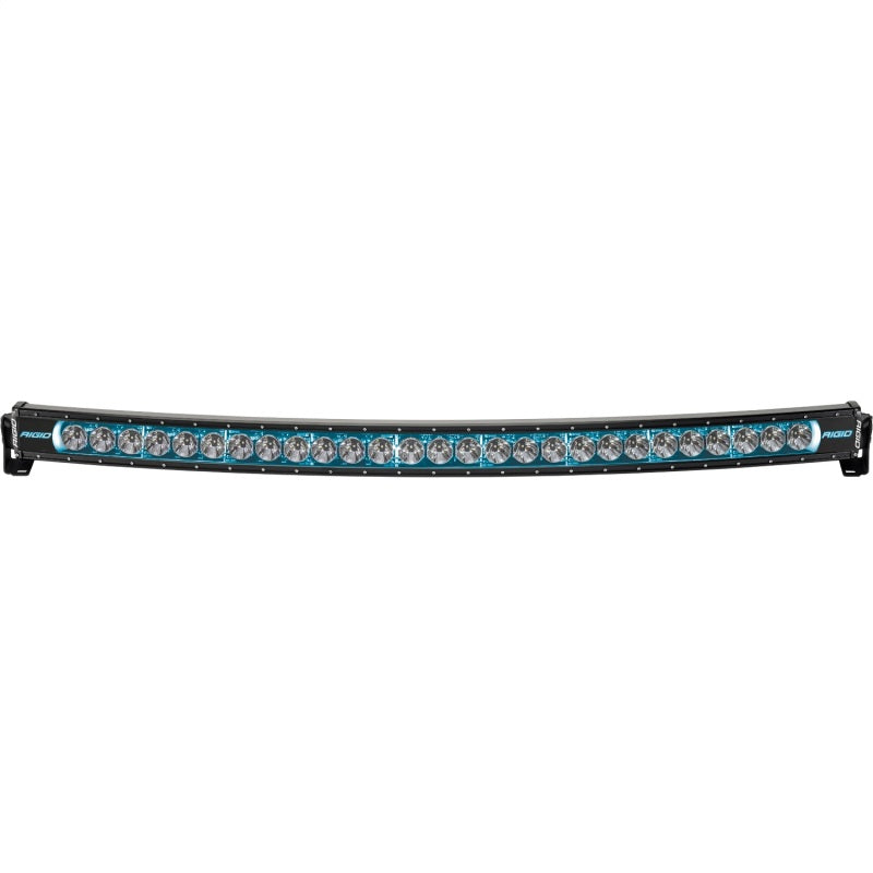 Rigid Radiance+ Curved 50in light bar showing curved profile and lens