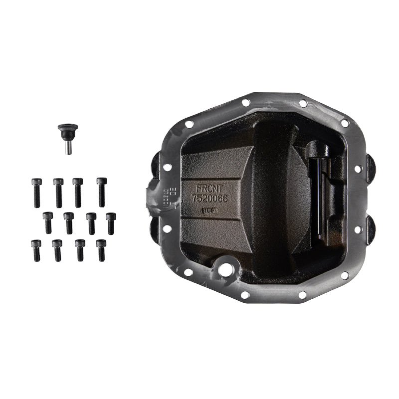 ARB front diff cover installed on Jeep axle
