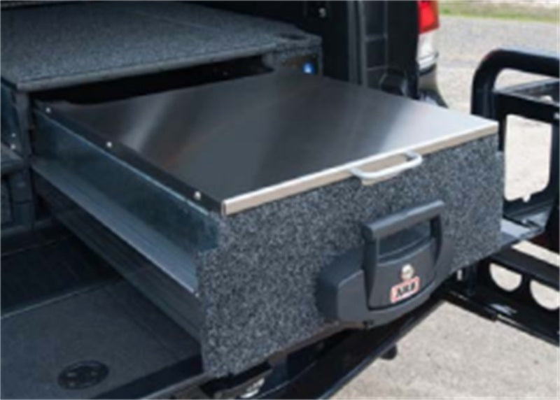 ARB roller drawer table — rounded corner detail