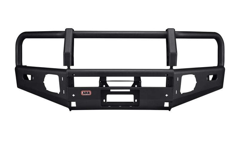 ARB Summit Tacoma bull bar angled view showing textured matte finish