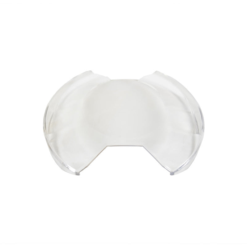 KC HiLiTES 6in. Light Shield for SlimLite LED - Clear, detail view