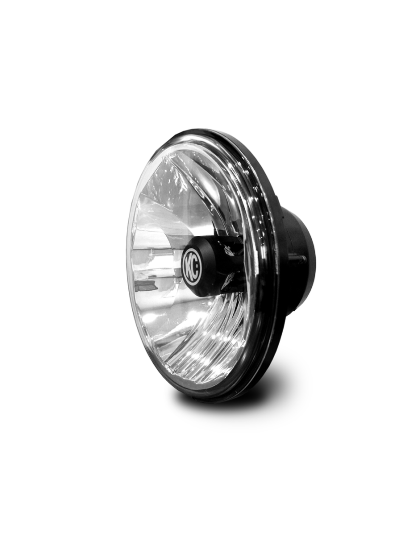 KC HiLiTES Gravity LED 7in. H4 DOT Headlight - Jeep TJ 1997-2006 (Single), side view