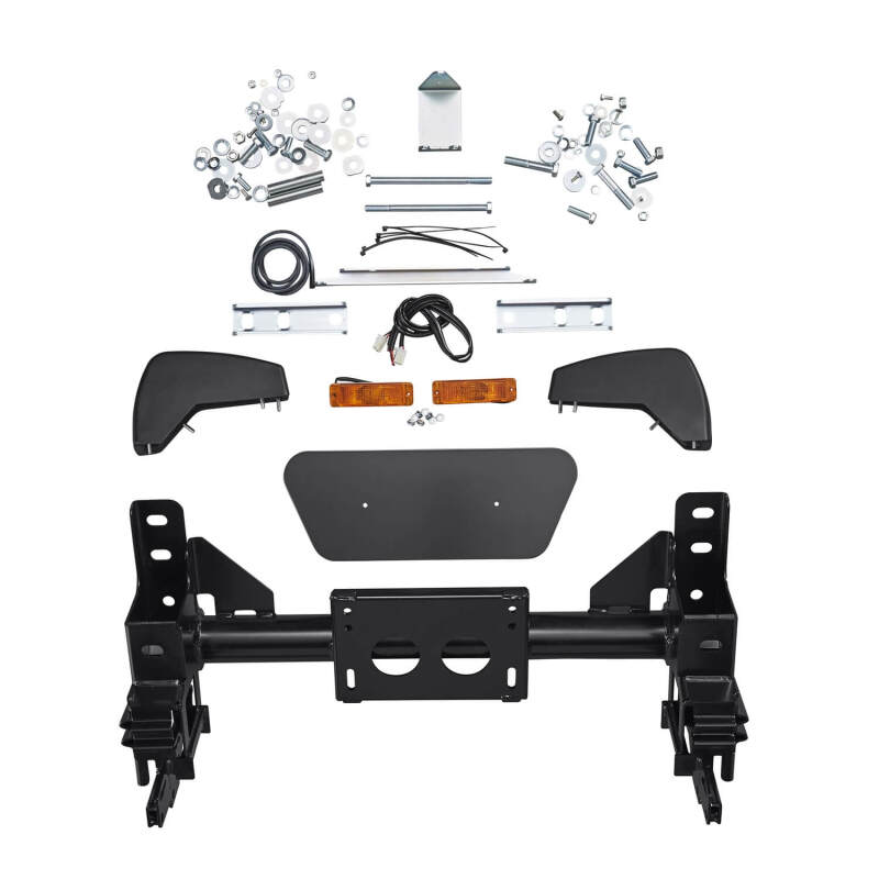 ARB Deluxe winch bumper for 1998-2001 Toyota Land Cruiser 100 Series — winch mount detail