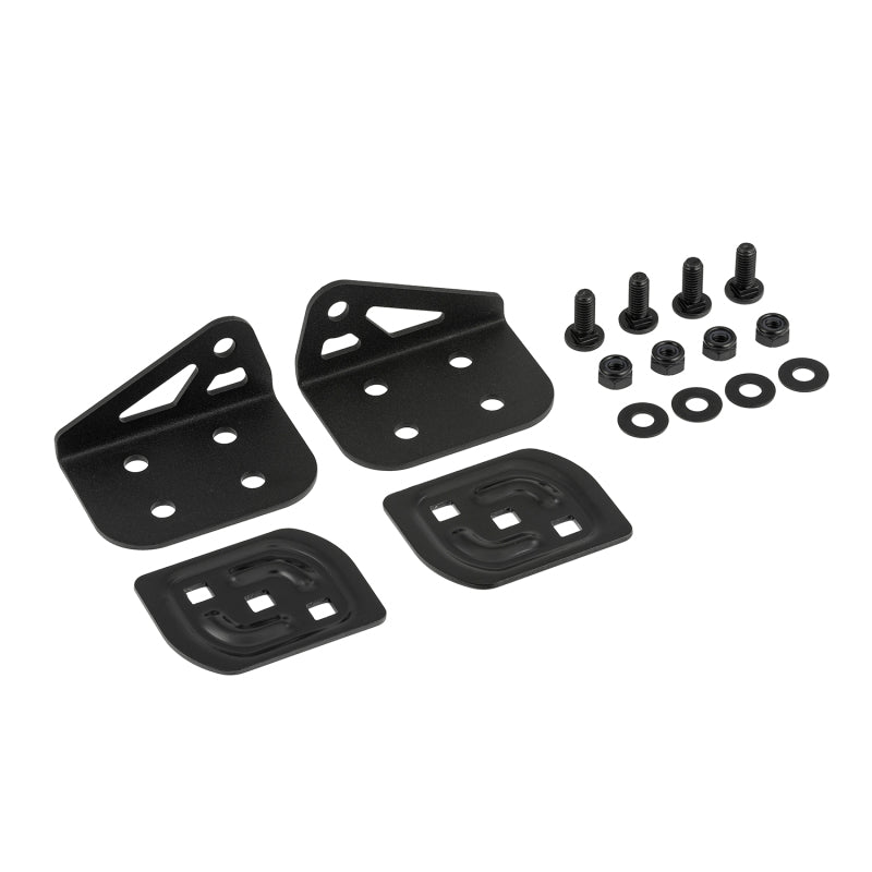 ARB BASE Rack Under-Rack Light Bar Mount — powder-coated steel pair with stud plate