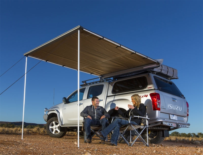 ARB 2500 x 2500 awning canvas — corner and seam detail