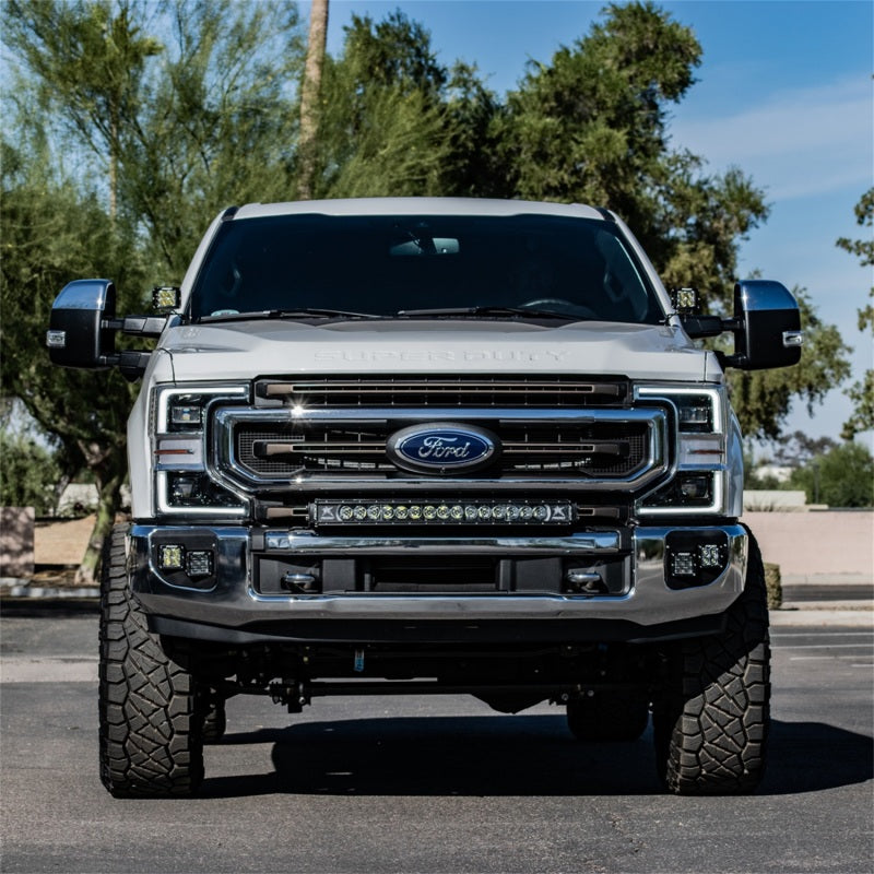 Rigid Industries fog light kit mounting brackets and hardware for Ford Super Duty