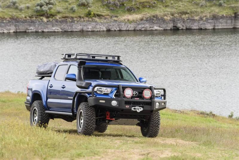 ARB Summit winch bumper for 2016-2019 Toyota Tacoma — angled detail view