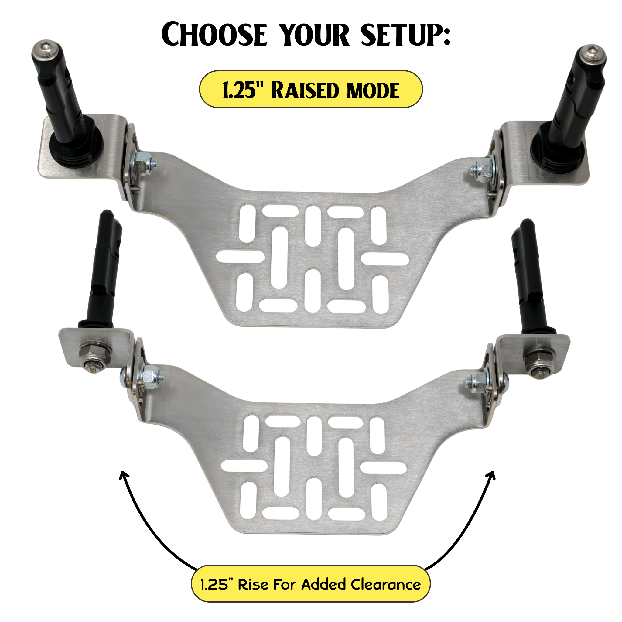 MAXTRAX LITE x Overland Kitted Roof Rack Stealth Bracket Bundle