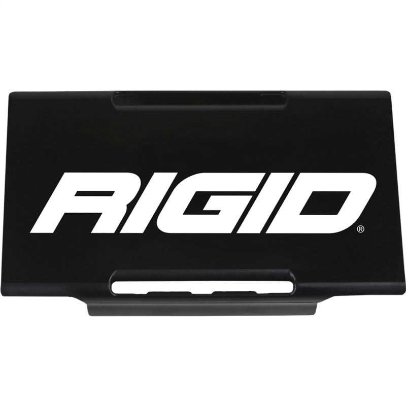 Rigid Industries 6in E-Series black light cover, angled view of snap-on housing