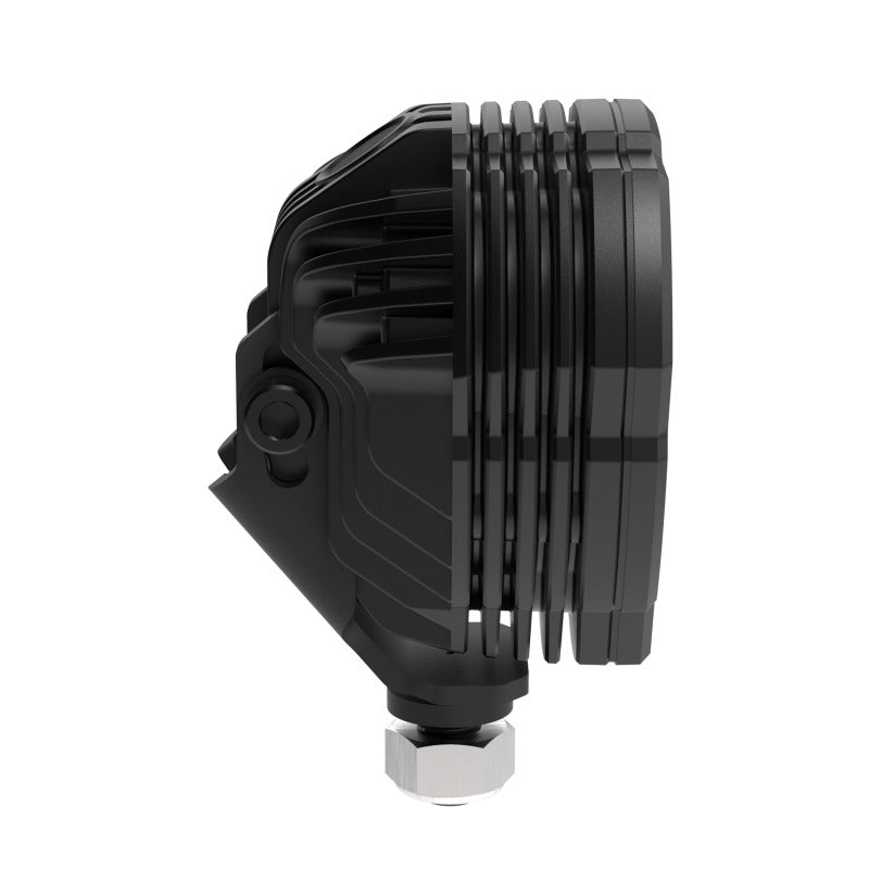KC HiLiTES FLEX ERA 3 Dual Mode SAE Fog Lights - 2-Light Master Kit for Jeep JK/JL/JT Steel Bumpers, side view