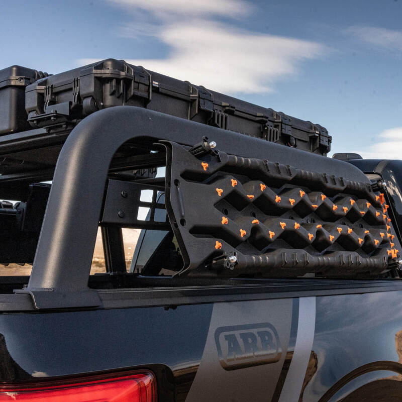 ARB F-150 bed rack side channel and accessory mounting points