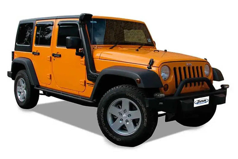 ARB Safari snorkel mounted on Jeep Wrangler JK front guard