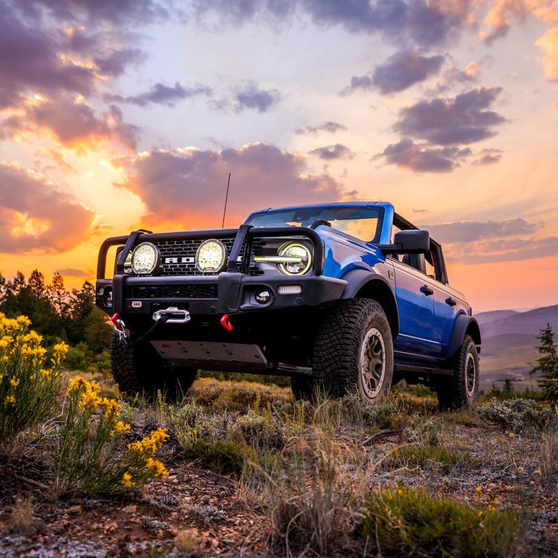 ARB Summit Bronco bumper — wing and end detail