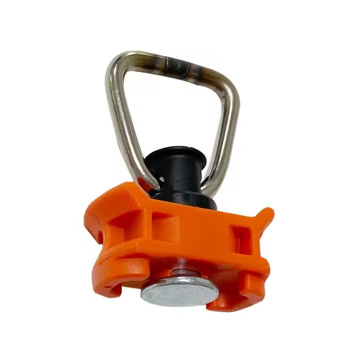 DVA L-Track Tie Down O-Ring Fitting, Orange, 4-Pack