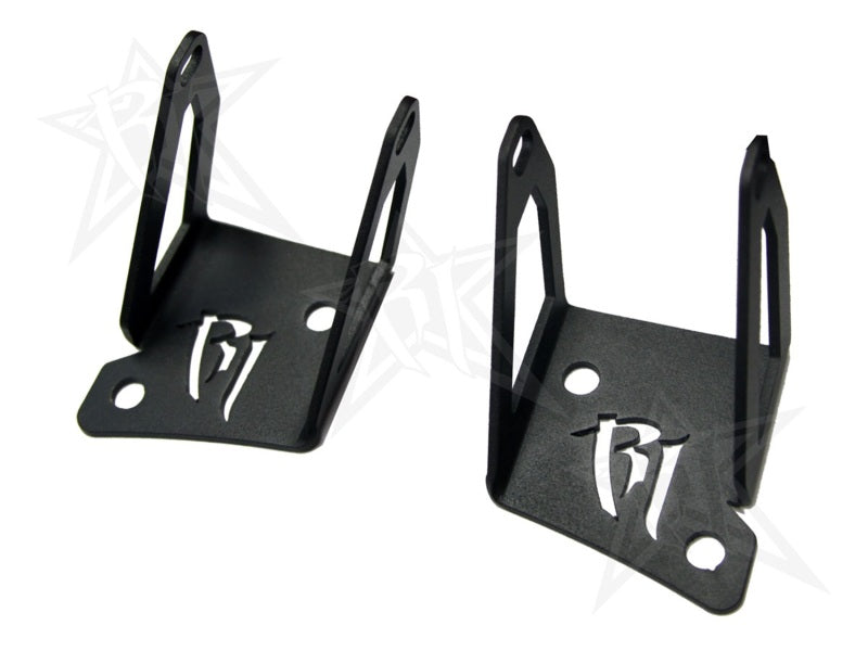 Rigid Industries stainless steel A-pillar light bracket for Jeep Wrangler JK