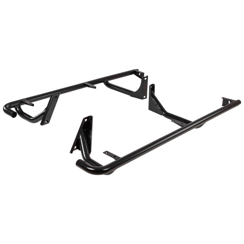 ARB Deluxe side rail and step with floor for Land Cruiser 80 Series — tread plate close-up