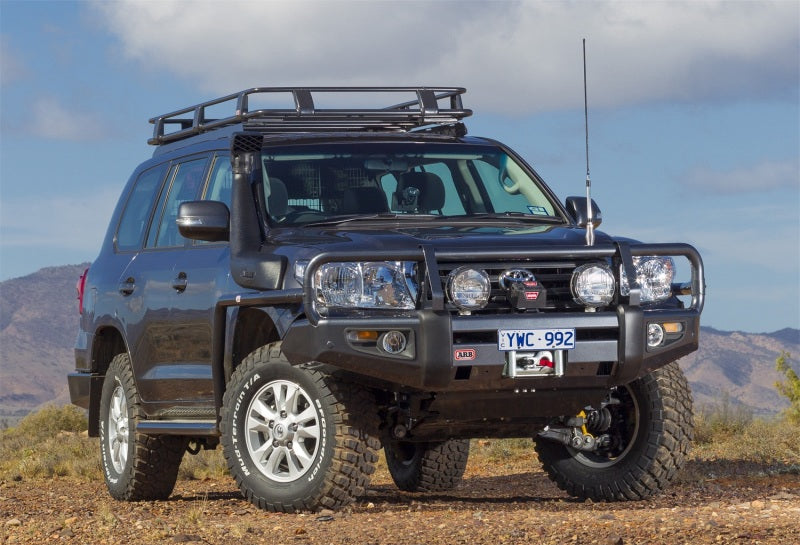 ARB Winch Bull Bar for 2013-2015 Toyota Land Cruiser 200 Series — front elevation studio view