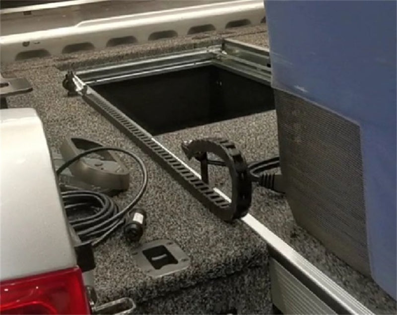 ARB cable guide black powder-coated brackets