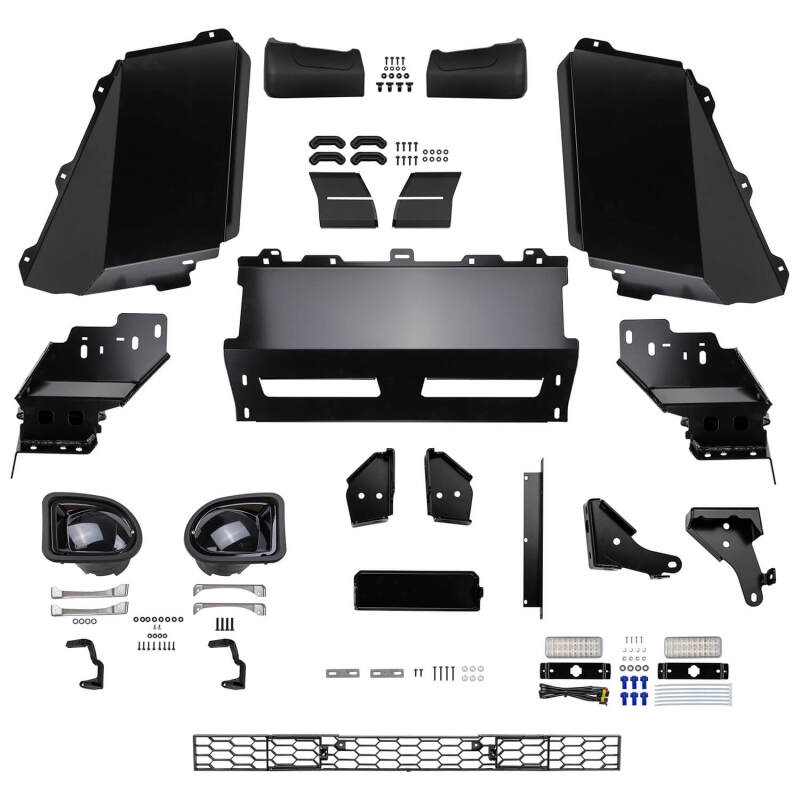ARB Summit Winch Bull Bar — wing and fog light surround detail