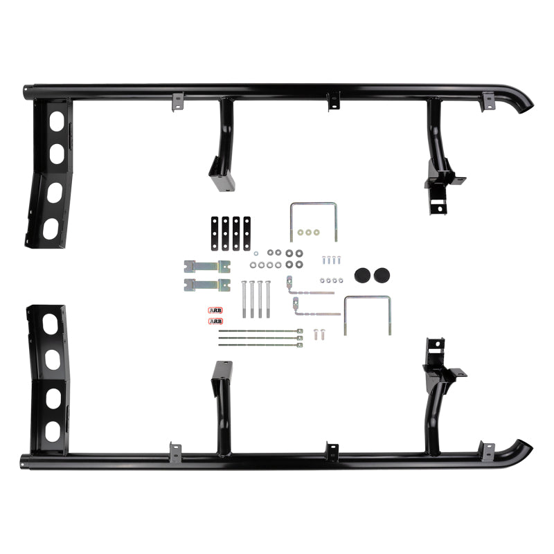 ARB Summit Hilux Dual Cab Step Section — integrated step tread detail