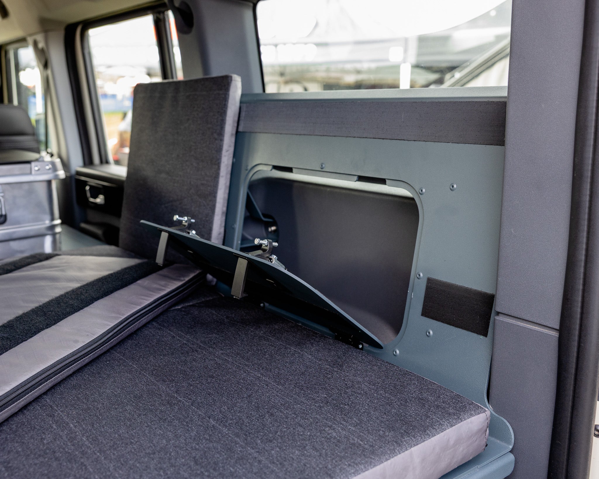 Ineos Grenadier Full Camper Interior Kitchen, Couch Module, & Full Floor