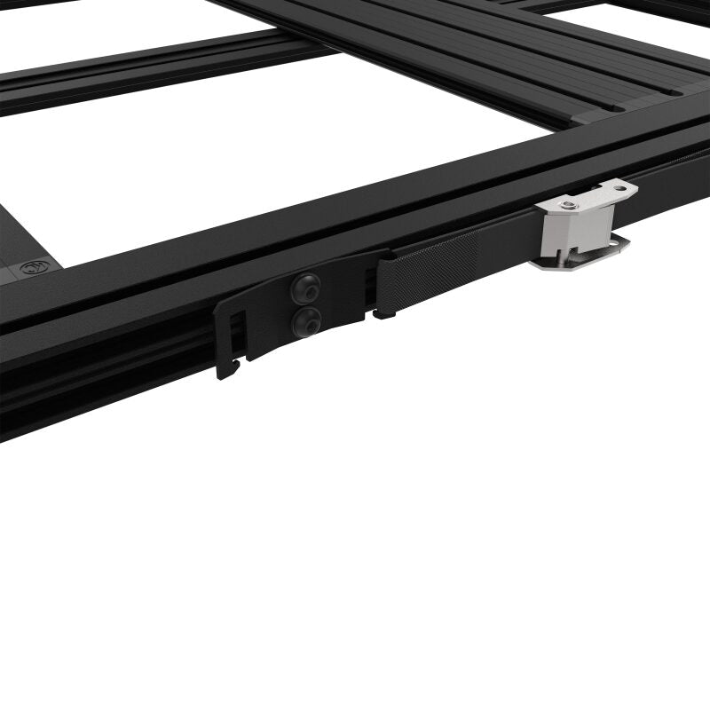 KC HiLiTES Platform One Roof Rack Awning Strap Hook, mounted view