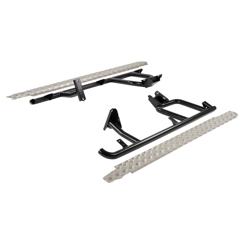 ARB Deluxe side rail and step 47.6mm — angled studio view