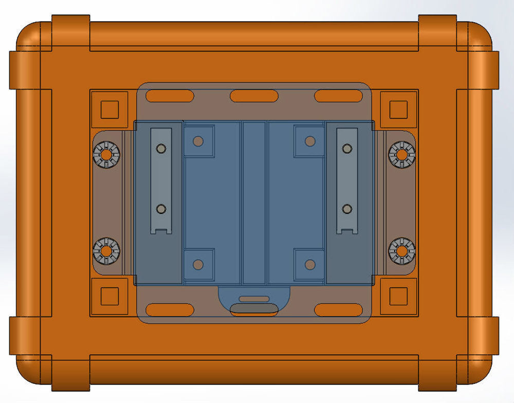 Outer Limit Supply quick-release base plate in Red
