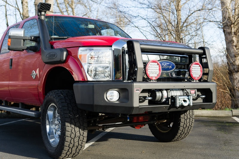 ARB Ford Super Duty modular bull bar Type B winch provision detail