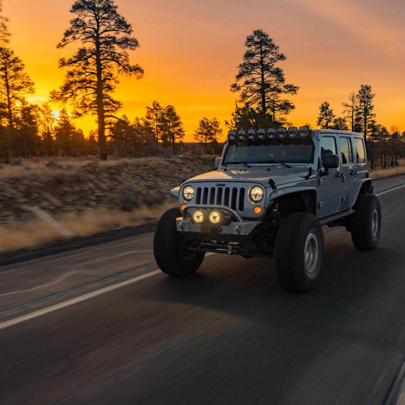 KC HiLiTES Gravity Titan LED 6" Single Light - SAE Driving Beam, connection detail