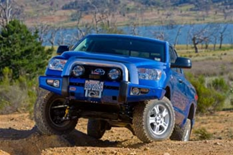 ARB Sahara Deluxe bull bar for Toyota Tundra — front three-quarter view