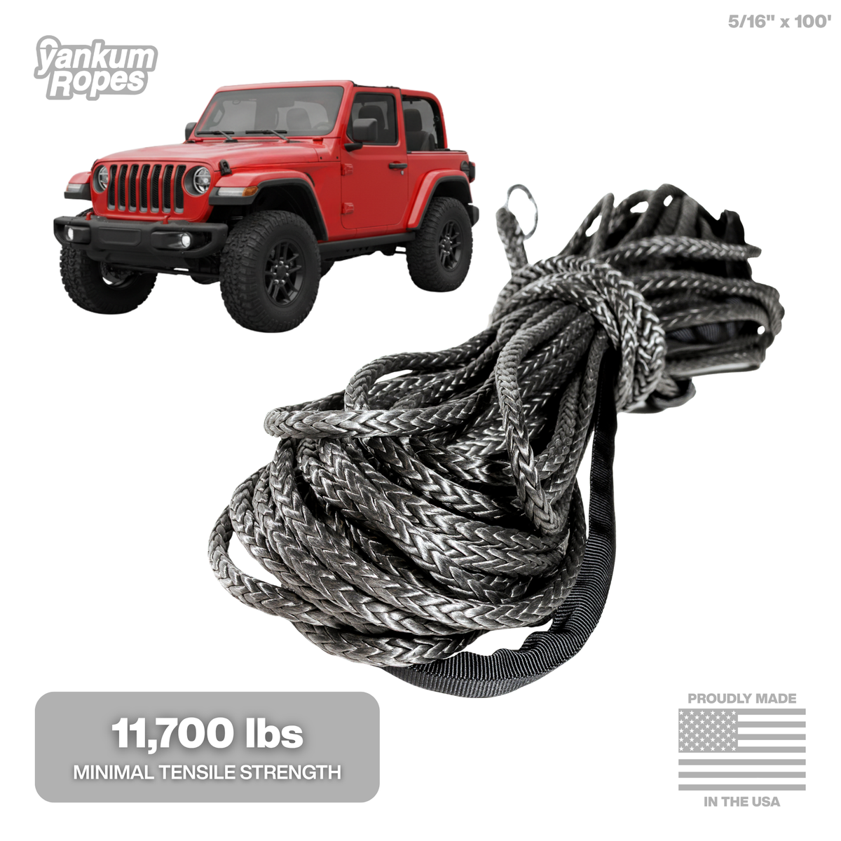 5/16" Diameter Winch Line