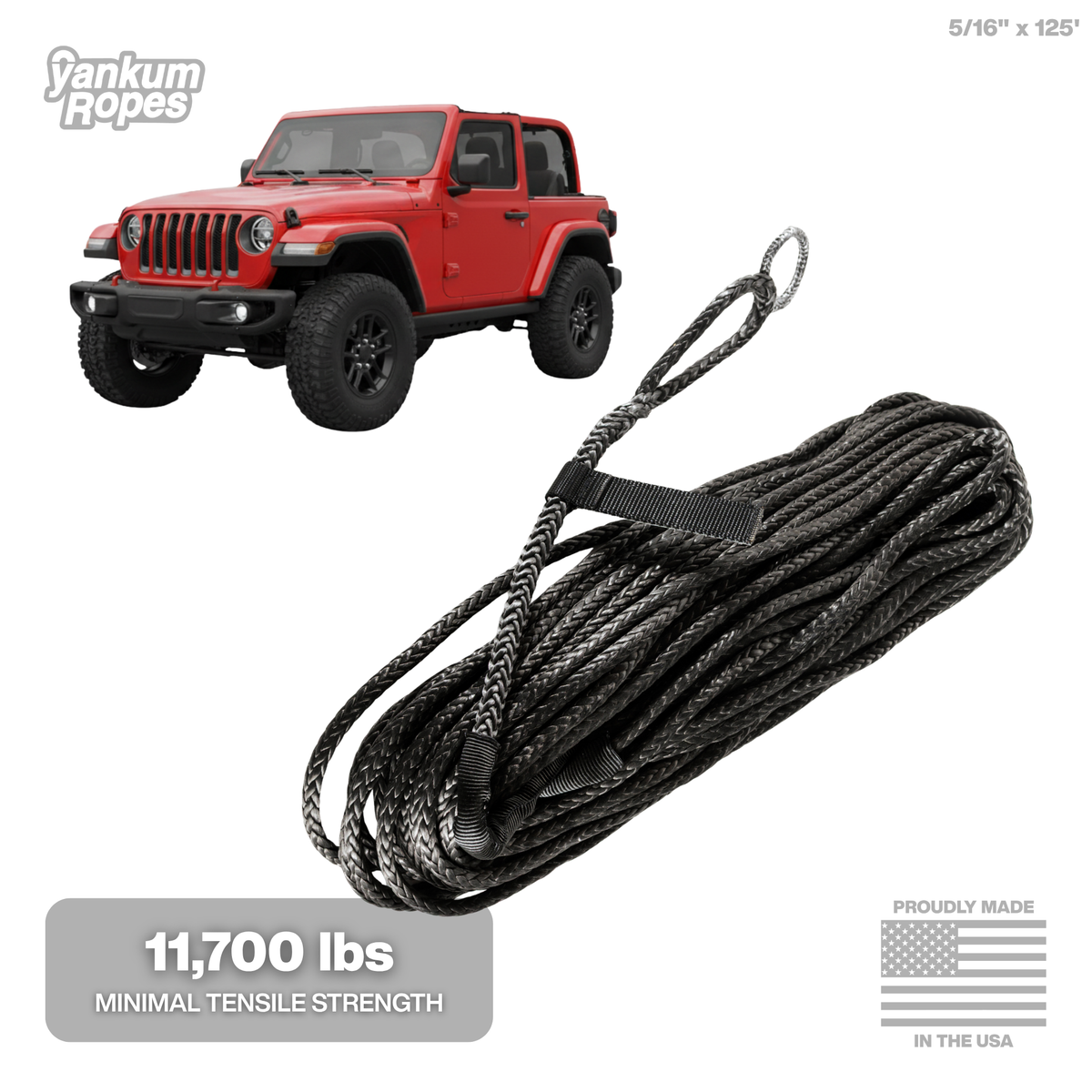 5/16" Diameter Winch Line