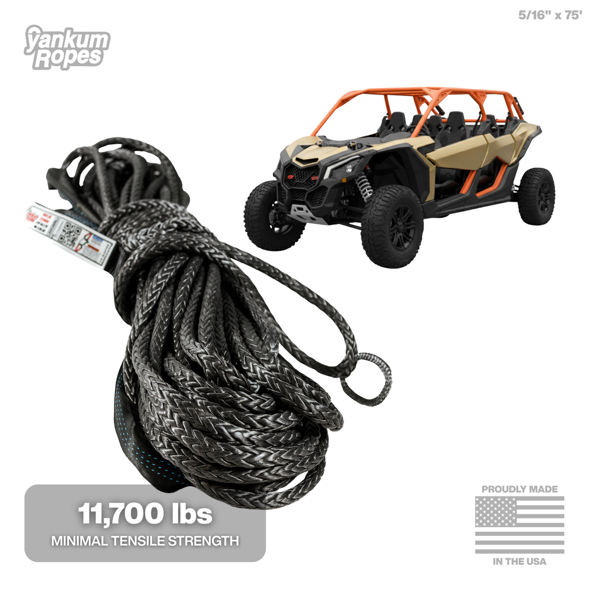 5/16" Diameter Winch Line