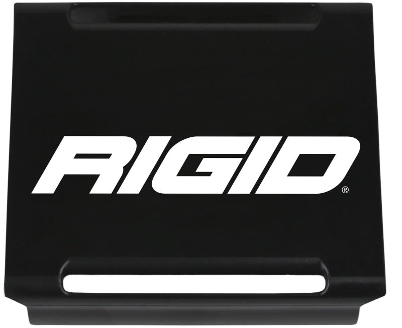 RIGID E-Series 4in light cover, black polycarbonate snap-on