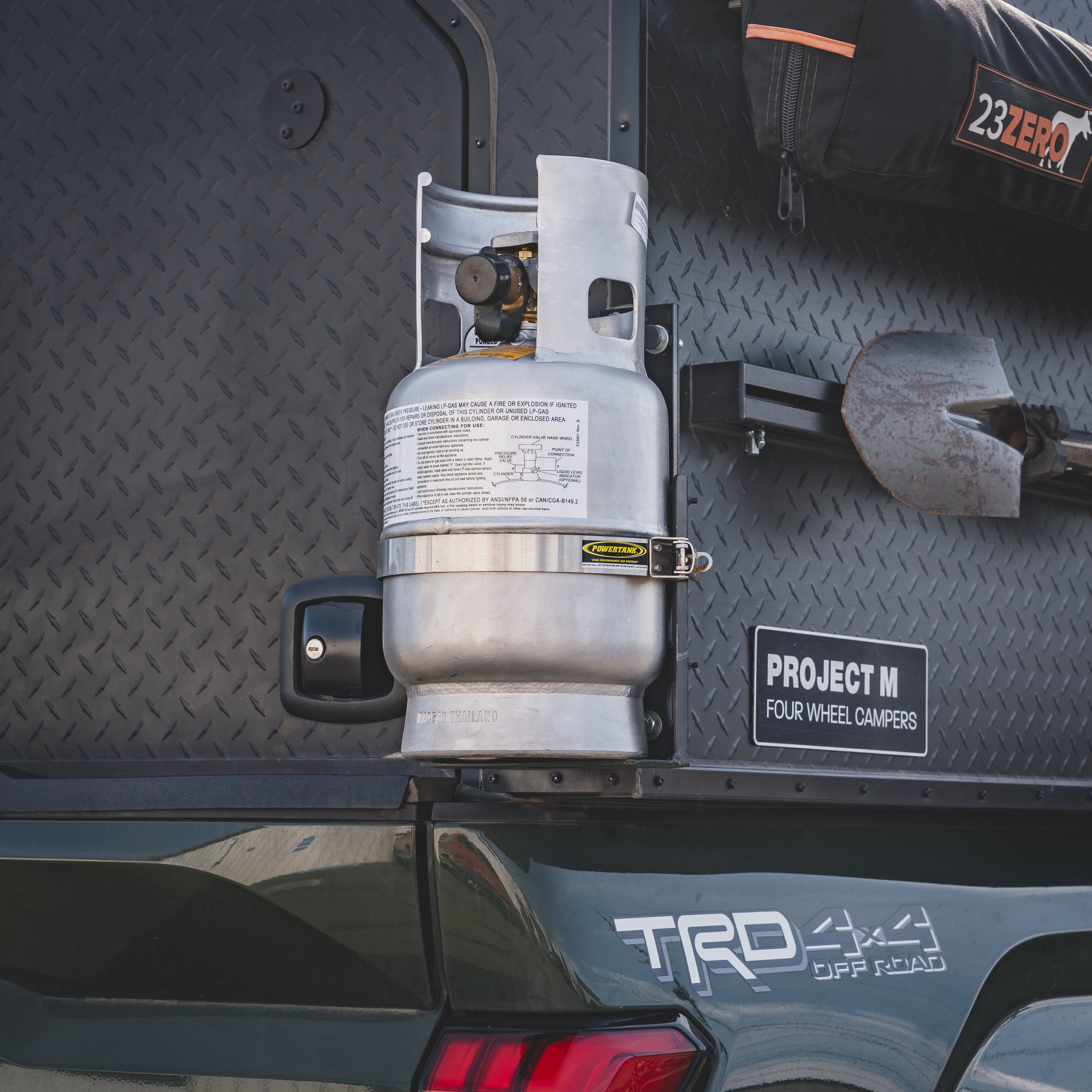 Teton LOCKER Propane Tank Bracket for 5 lb LP Bottle 8 in Diameter