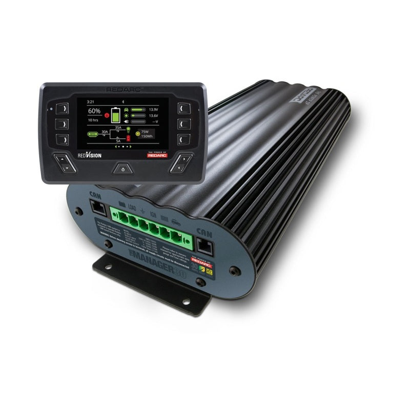 REDARC Manager30 12V 30A Battery Management System with RedVision Display, view 1