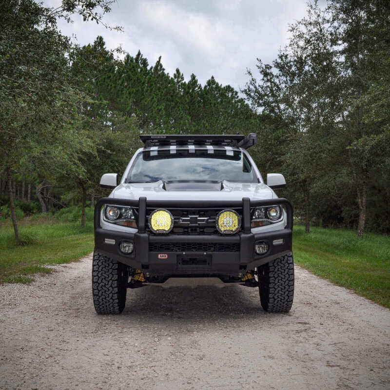 ARB Summit Winch Bull Bar Kit for 2017-2020 Chevrolet Colorado ZR2 — front three-quarter view (PN 3462060K)