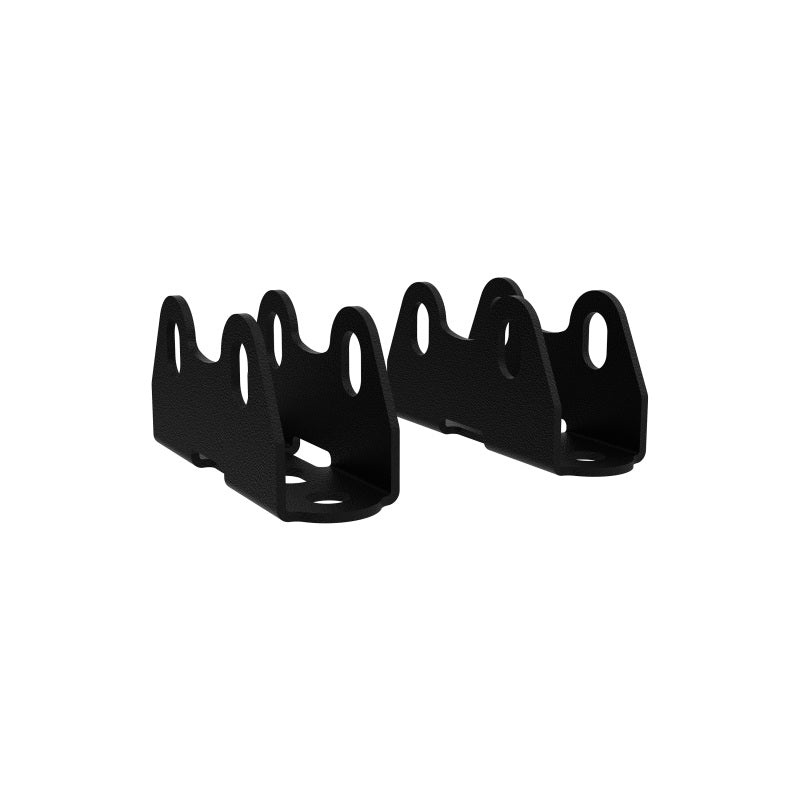 KC HiLiTES Platform One Quick Fist Roof Rack Mount, shown with included parts