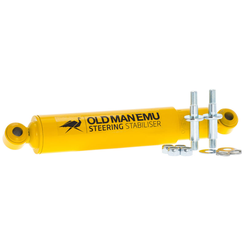 OME steering damper, shaft and eyelet detail