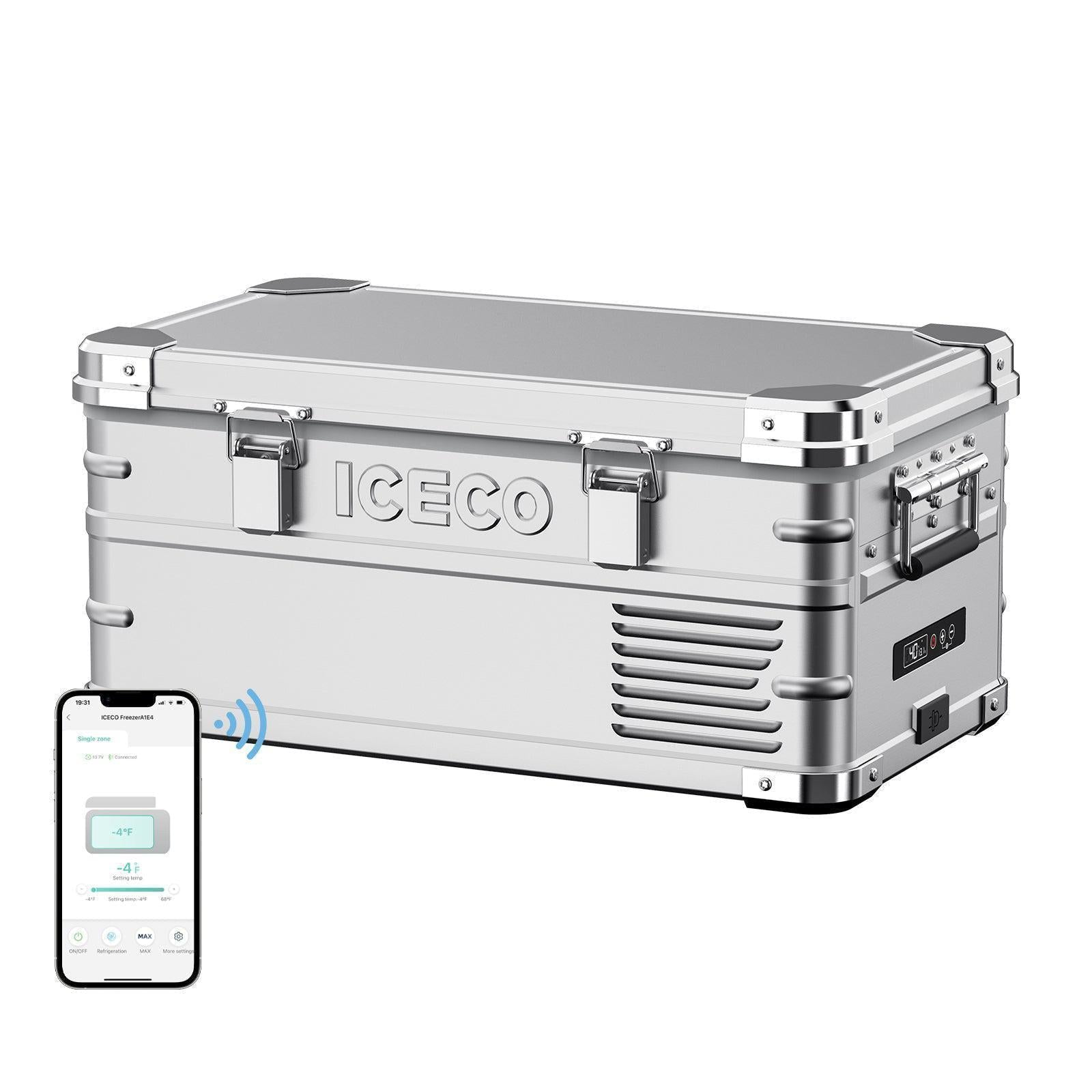 APL20 Light Duty Aluminum Freezer Single Zone | ICECO | 20 LT Silver APL Series ICECO- Overland Kitted
