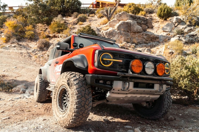 Pair of Rigid Industries Amber PRO covers for 360-Series 9-inch LED lights