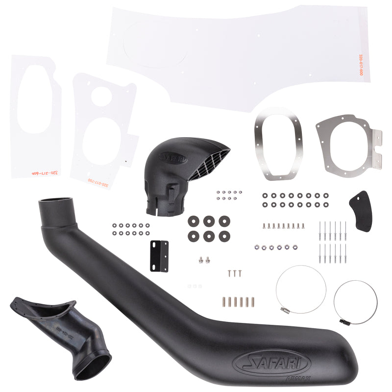 ARB Safari snorkel UV-stable polyethylene body detail